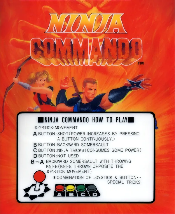 Ninja Commando mini marquee